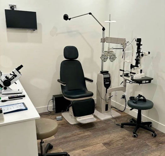 eye exam room
